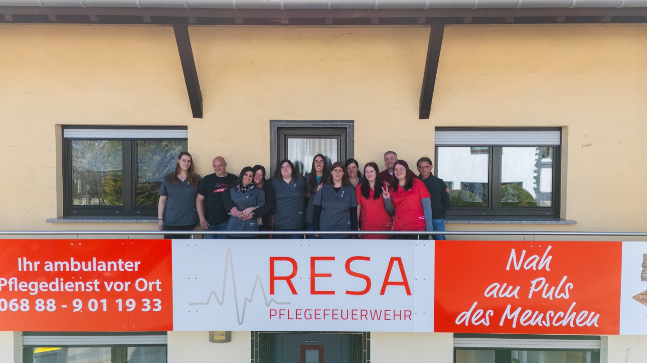 Das gesamte Team vom ReSa Pflegedienst in Lebach